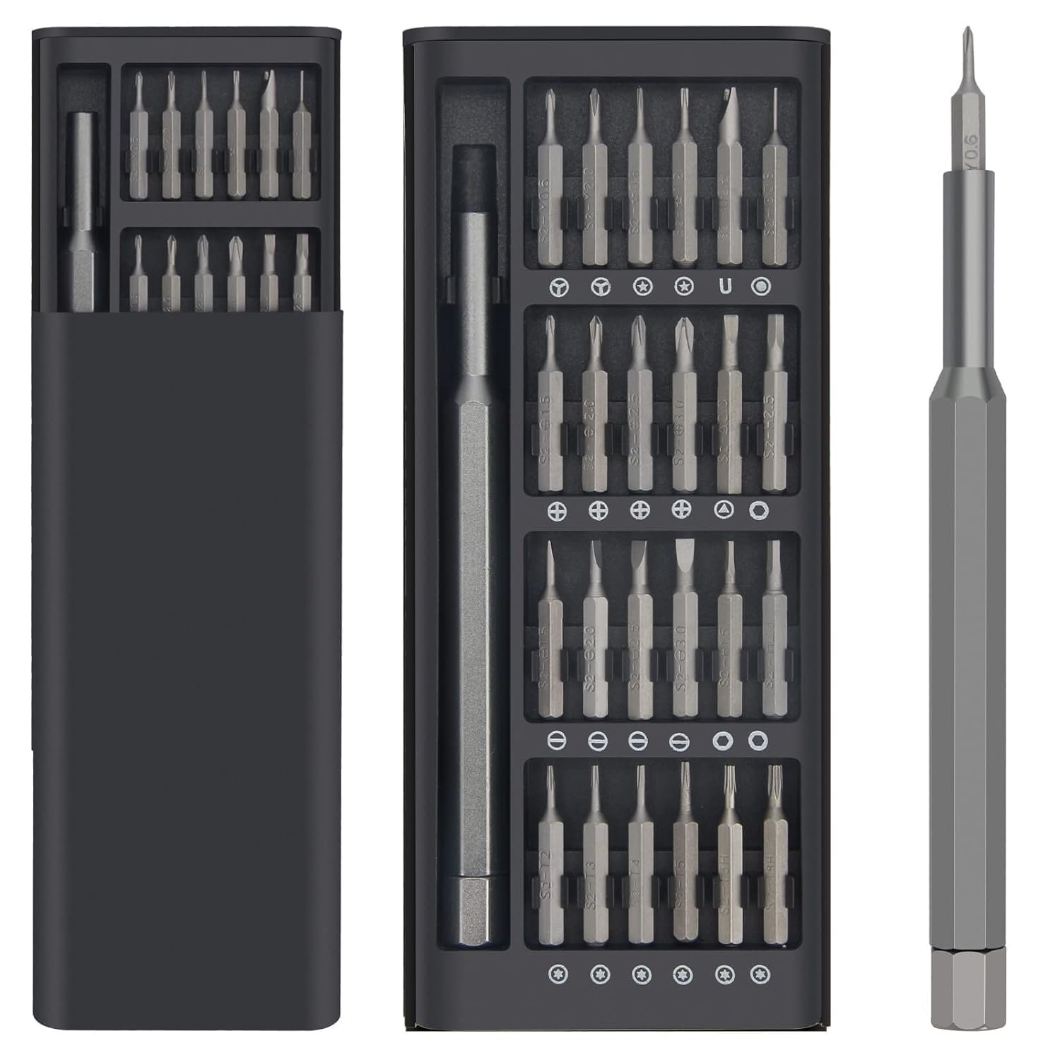 61+UognpK+L._SL1500_ Bigs Cart 24-in-1 Precision Screwdriver Set with Magnetic Case - Image 1