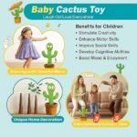 Dancing Cactus Toy for Kids | Talking & Singing Electronic Cactus Toy with Recording & LED Lights | Funny Musical Toy for Boys & Girls - Image 4