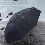 Auto Open Close Compact Travel Umbrella | Windproof Automatic Folding Rain Umbrella for Men & Women | Portable Waterproof Umbrella - Image 2
