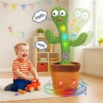 Dancing Cactus Toy for Kids | Talking & Singing Electronic Cactus Toy with Recording & LED Lights | Funny Musical Toy for Boys & Girls - Image 7