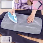 Heat Resistant Ironing Cloth Protective Mesh | Safe Wrinkle-Free Ironing Pad for Delicate Clothes & Fabrics | Reusable Iron Press Cloth (1 Pc)