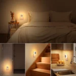 Automatic Sensor LED Night Lamp | Smart Dusk to Dawn Plug-in Light for Bedroom, Bedside & Hallway | Energy Saving Auto ON/OFF Dim Night Light - Image 2