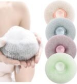 Premium Bath Scrubber Combo | Soap Dispenser Silicone Body Brush with Soft Loofah Sponge for Deep Cleansing & Exfoliation - Image 5