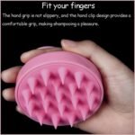 Hair Care & Hair Removal Combo Kit | Silicone Hair Scalp Massager Brush + Crystal Hair Remover | Unisex Grooming Set (Pack of 2) - Image 2
