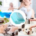 Premium Bath Scrubber Combo | Soap Dispenser Silicone Body Brush with Soft Loofah Sponge for Deep Cleansing & Exfoliation - Image 9