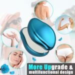 Hair Care & Hair Removal Combo Kit | Silicone Hair Scalp Massager Brush + Crystal Hair Remover | Unisex Grooming Set (Pack of 2) - Image 8