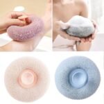 Premium Bath Scrubber Combo | Soap Dispenser Silicone Body Brush with Soft Loofah Sponge for Deep Cleansing & Exfoliation - Image 4