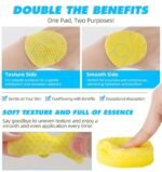 Kojic Acid, Vitamin C & Turmeric Face Cleansing Pads Combo | Brightening Skincare Kit for Dark Spots, Acne & Glowing Skin | 50 + 60 Pads - Image 4